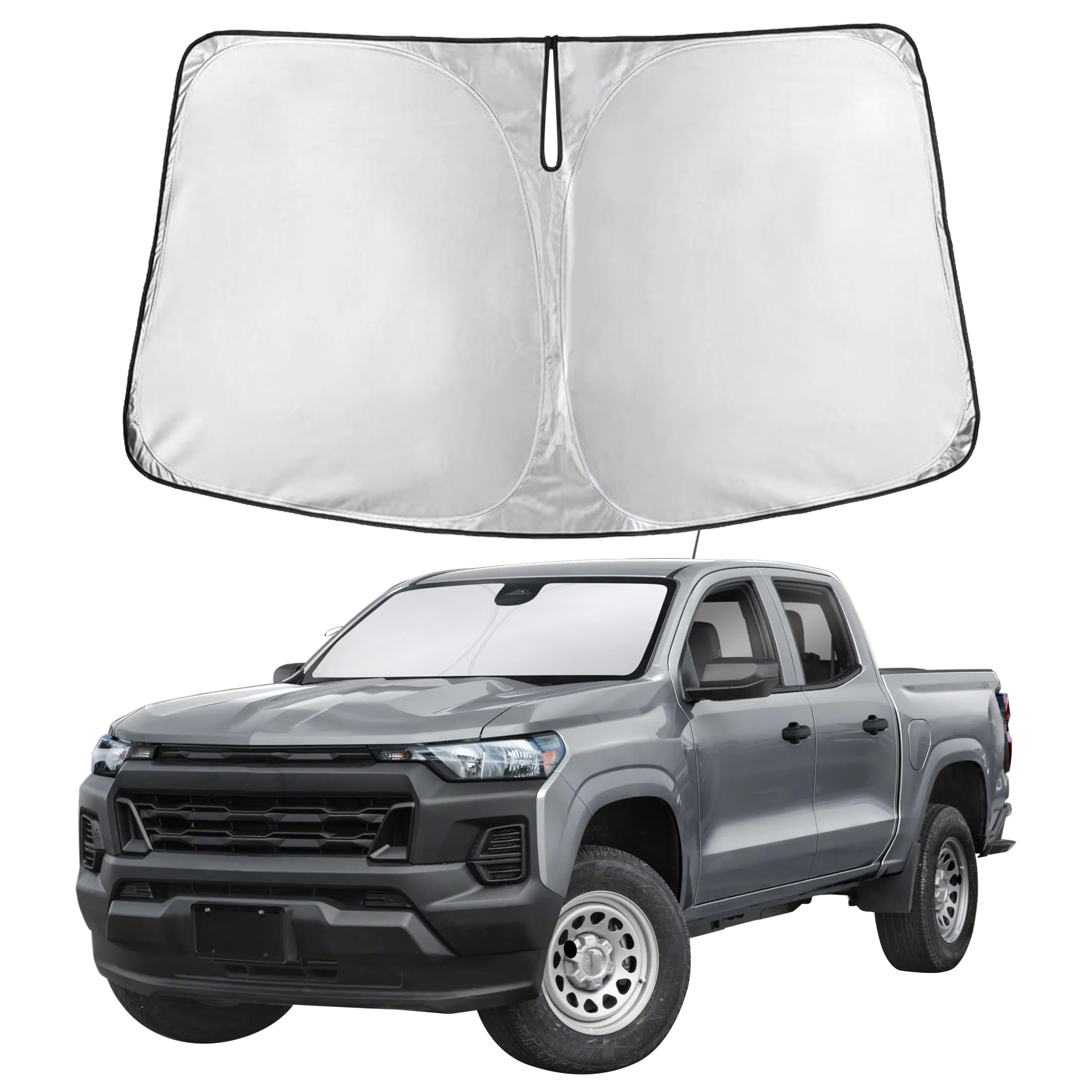 EcoNour Windshield Sunshade Compatible for Chevrolet Colorado 2023-2026