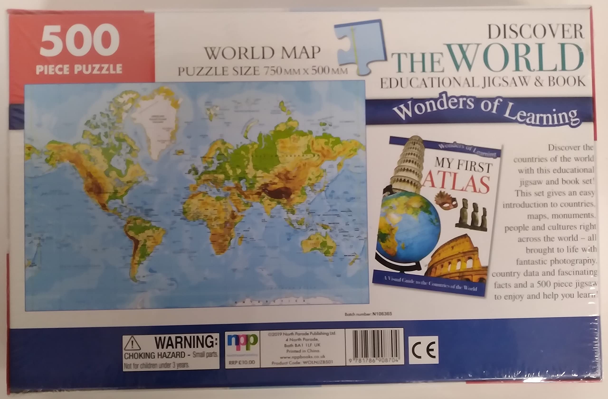 Discover The World Educational Jigsaw & Book