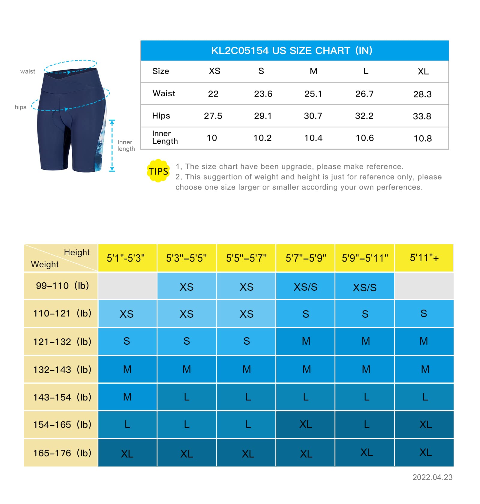 Santic Short de cyclisme rembourré pour femme - Séchage rapide - Poches latérales respirantes