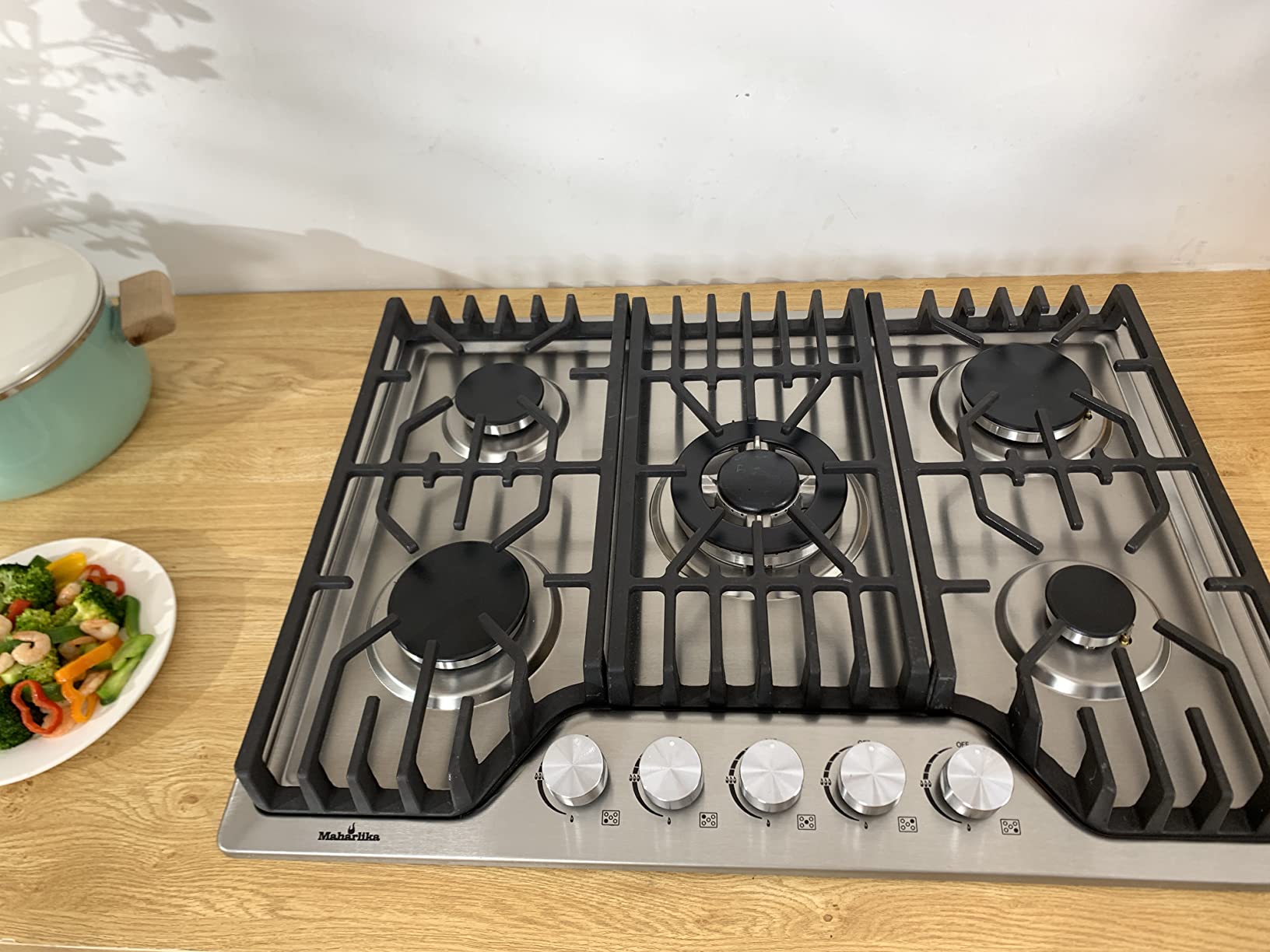 $28/mo - Finance Gas Cooktop 23 inch, Bulit-in Gas Stove Top with 4 ...
