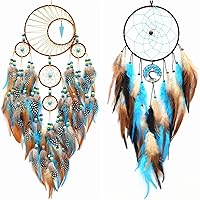 Vista 1 de Urdeoms Atrapasueños turquesa NO.33 y atrapasueños NO.34 Bundle