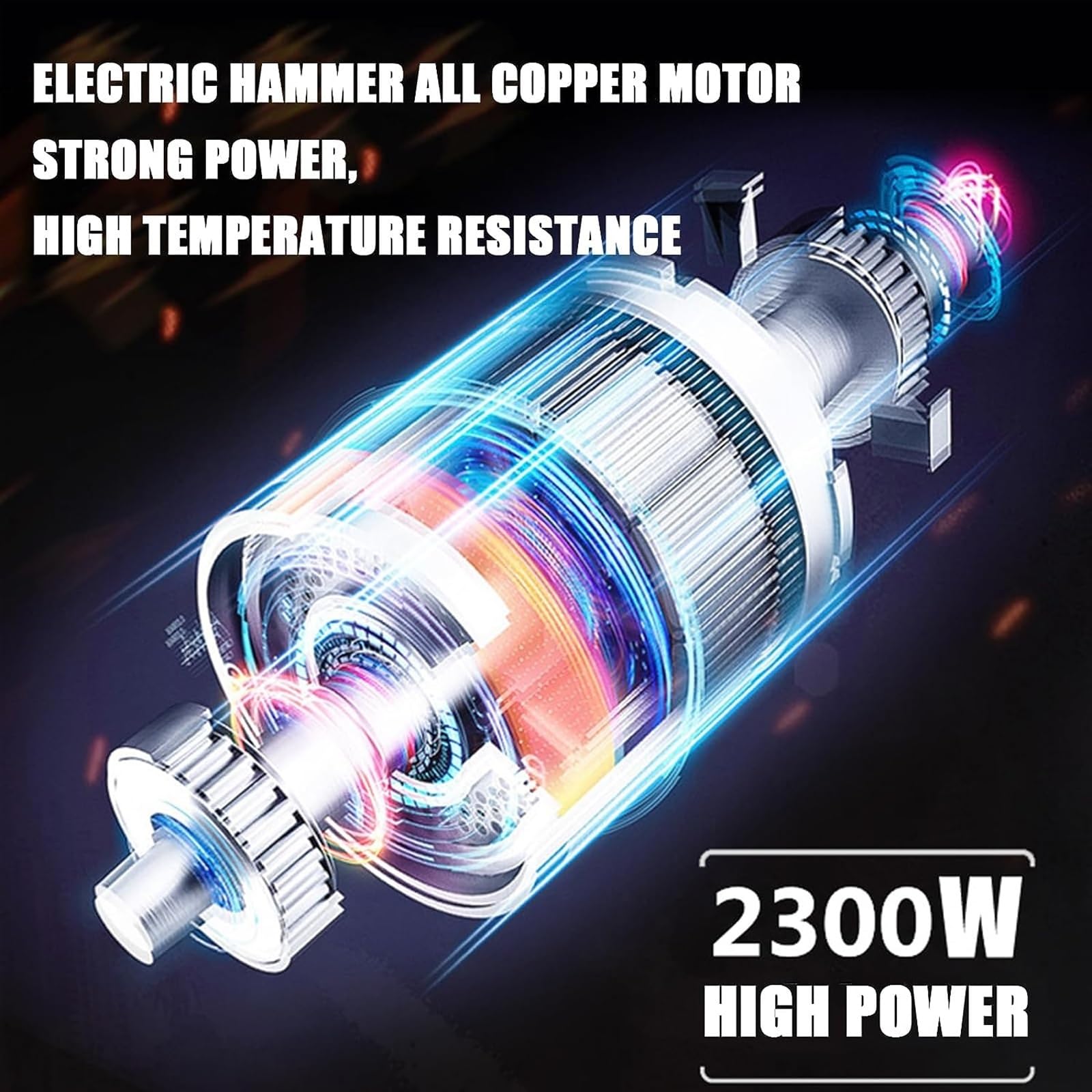 Mezcladora de concreto eléctrica portátil de 1800 W, mezcladora de Cemento eléctrica de Doble Paleta, mezcladora de Lodo portátil con 6 velocidades Ajustables, Manguera d
