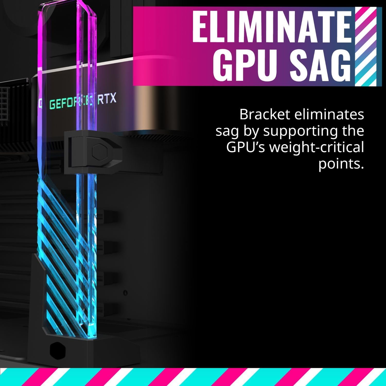 Cooler Master Suporte de GPU ARGB: Testado por 7 dias em gaming