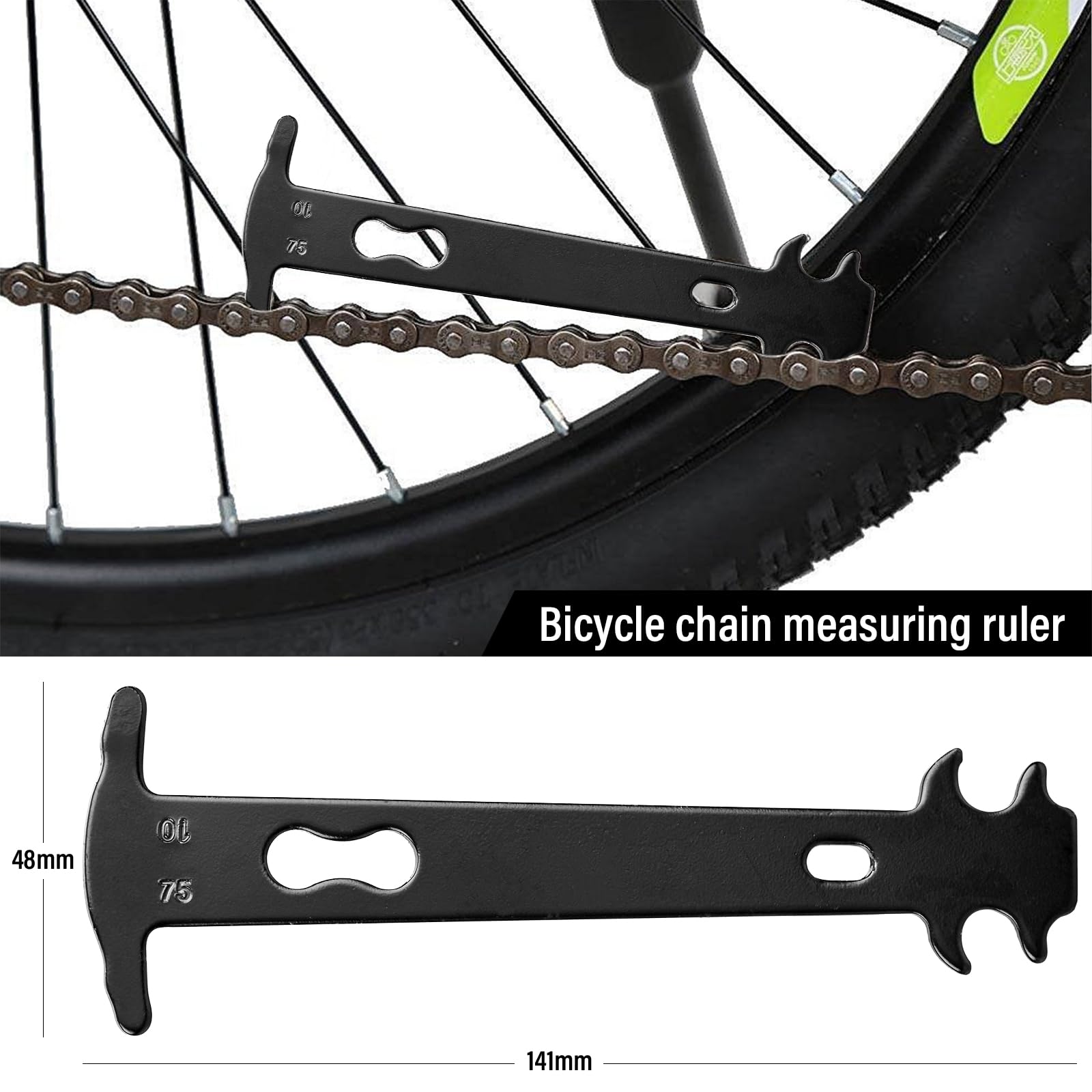 Kit réparation chaîne vélo - Pince lien + diviseur + vérificateur