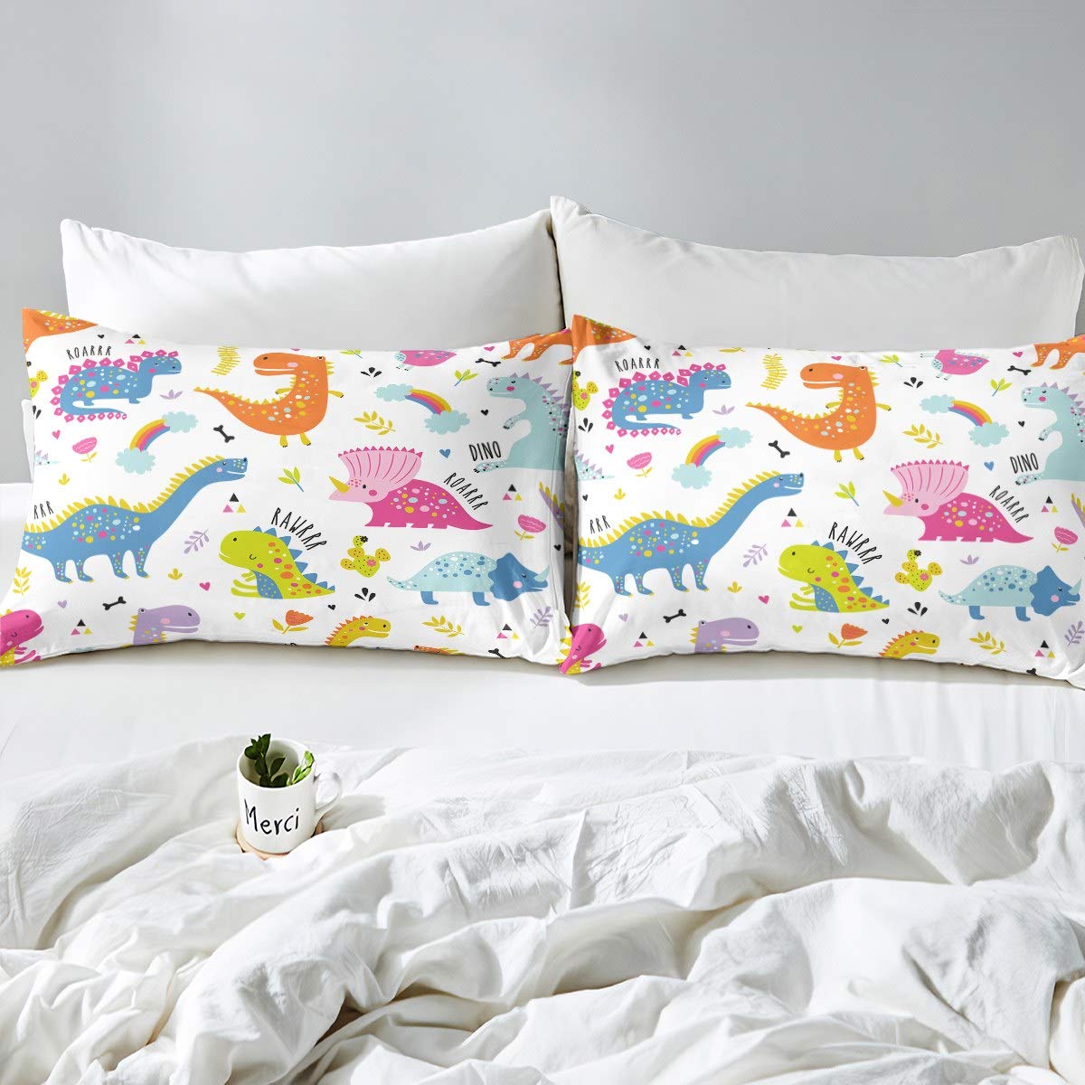Adesivi Letto Bambini Gatto Cane Dinosauro 5 Lenzuola Adesive 3D Per Bambini Riutilizzabili, Con Animali (gatti, Cani, Cavalli, Dinosauri), Decorazione Cameretta Decorazioni Murali Per Bambini Fat-catz