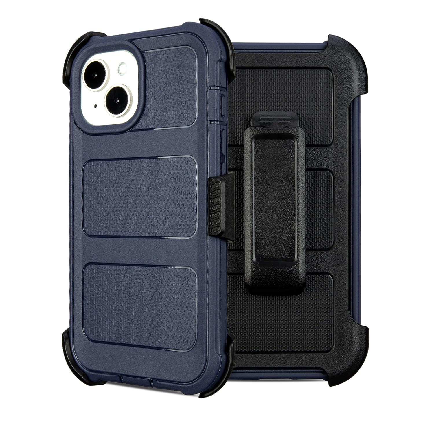 for iPhone 14 Belt Clip Case Holster with Stand,for iPhone 14 Defender Case Anti-Drop,2 Layers of Sturdy for iPhone Case 14,for Protective iPhone 14 Case Defender Belt Blue