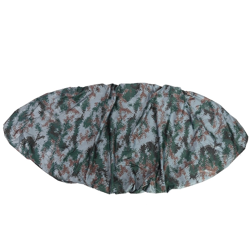 Cocoarm Waterproof UV Sun Storage Dust Cover, Kayak Boat Canoe Made of Hard Wearing Polyester Fabric Tear Resistant for Kayak of 3.6-4m Length (digital camouflage)