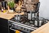 ZWILLING Simplify 5-Piece Saucepan Set with Pouring Function Stay Cool Handles Induction Safe Stainless Steel Grey
