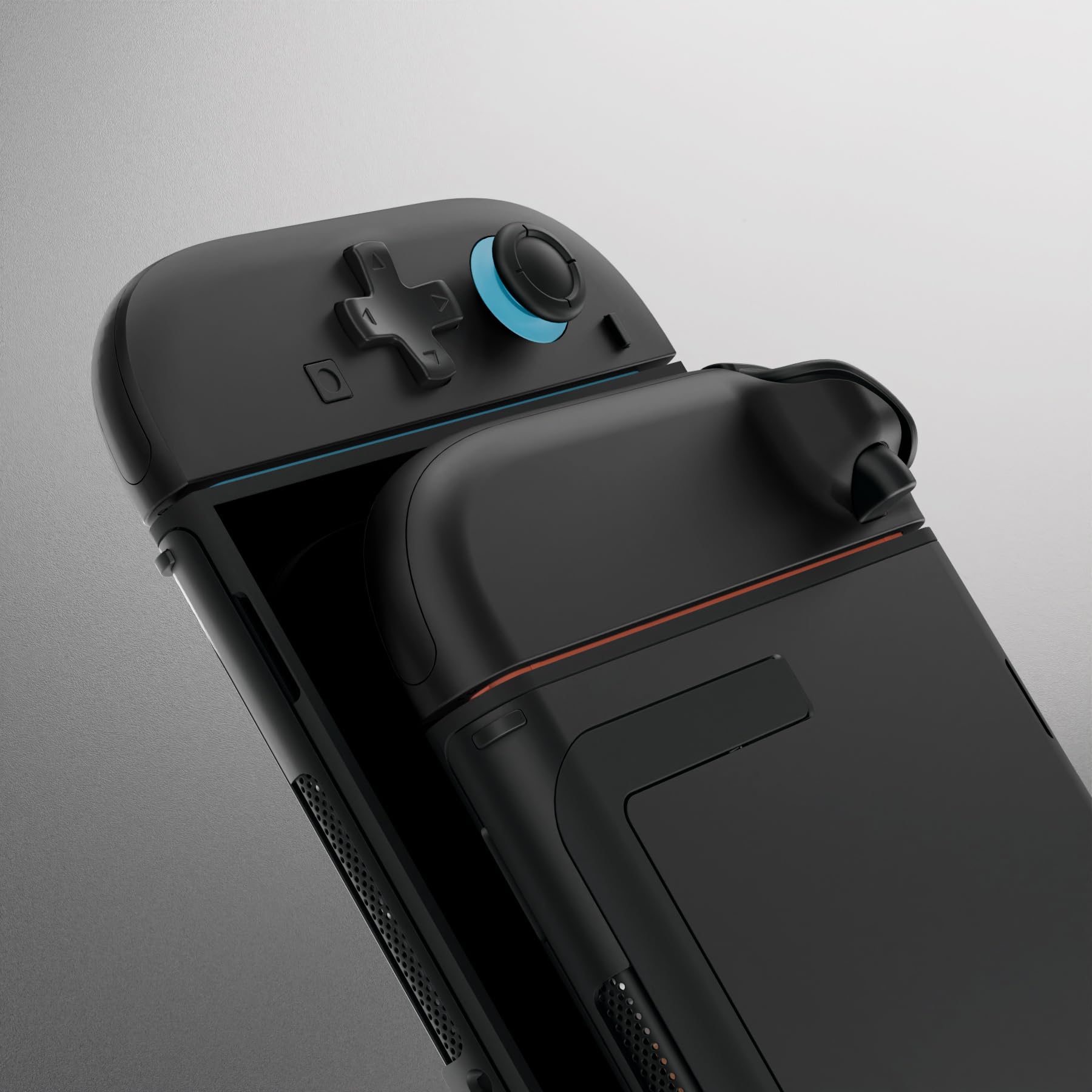 eXtremeRate Cover Tasti Kit + Levette Analogiche 3D Ricambio per Nintendo Switch 2 Controller - Nero