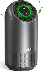 Purificador de ar para casa | Filtro H13 True Hepa 24dB Silencioso 220 pés ² 3 estágios filtragem de ar purifica o sussurro | Limpador de ar remove 99,99% odores de animais de estimação