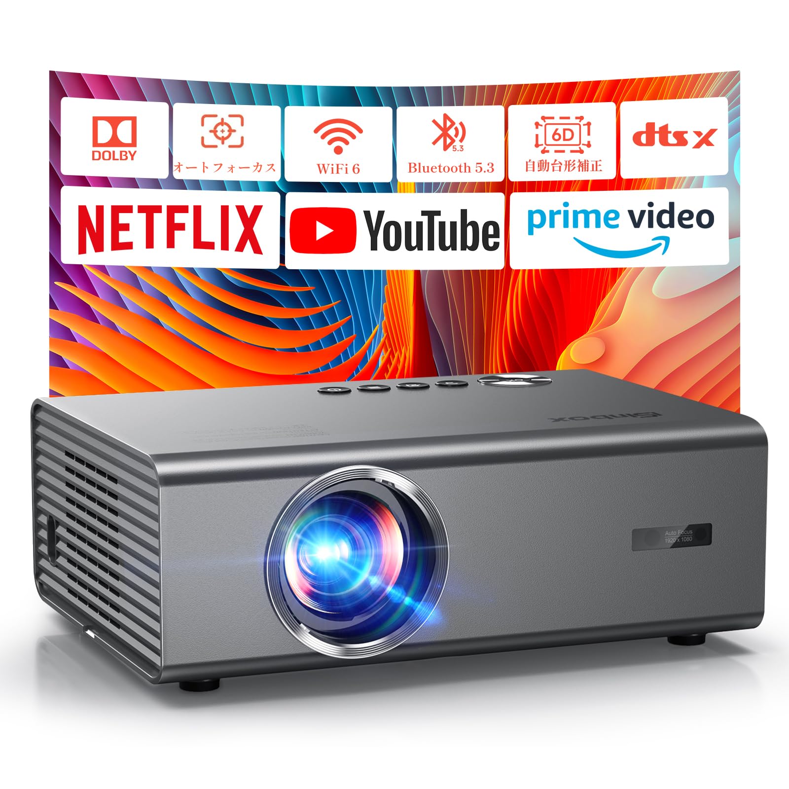 Amazon.co.jp: 4Kプロジェクター 家庭用【Netflix公式ライセンス