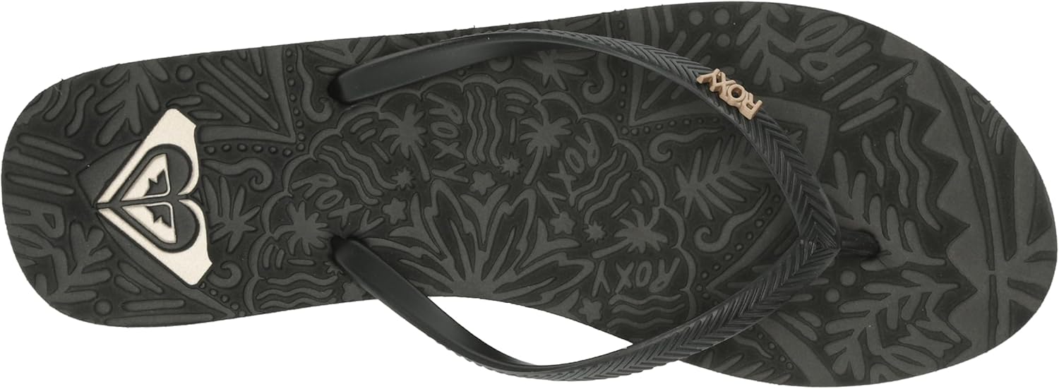 Roxy Women's Antilles II Flat Sandals, Black, 5 - Image 5