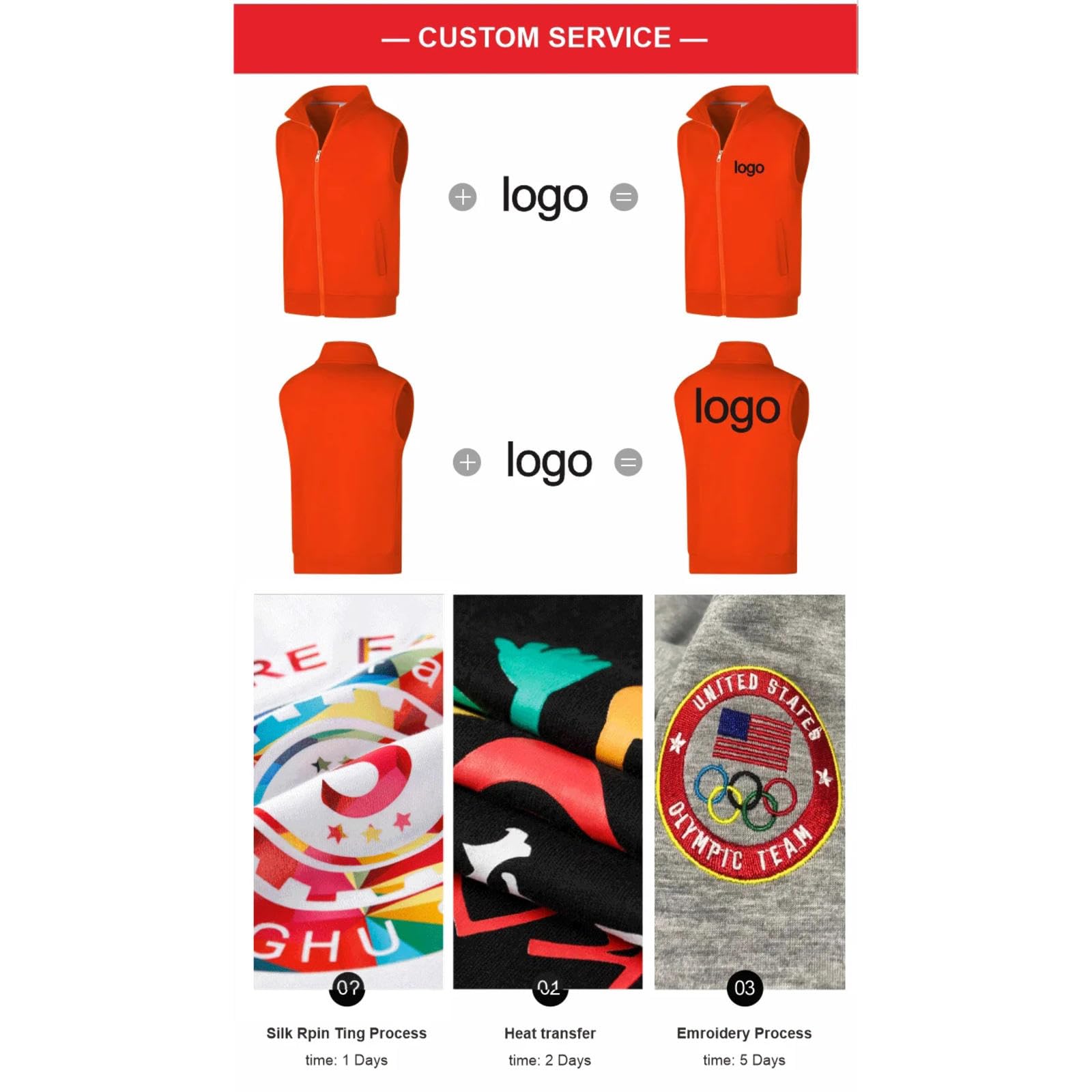 Gilet Personnalisé avec Logo De L'entreprise Personnalisé Imprimez Votre Propre Image/Texte Veste Polaire Chaude Hommes Femmes Manteau Décontracté Printemps Automne