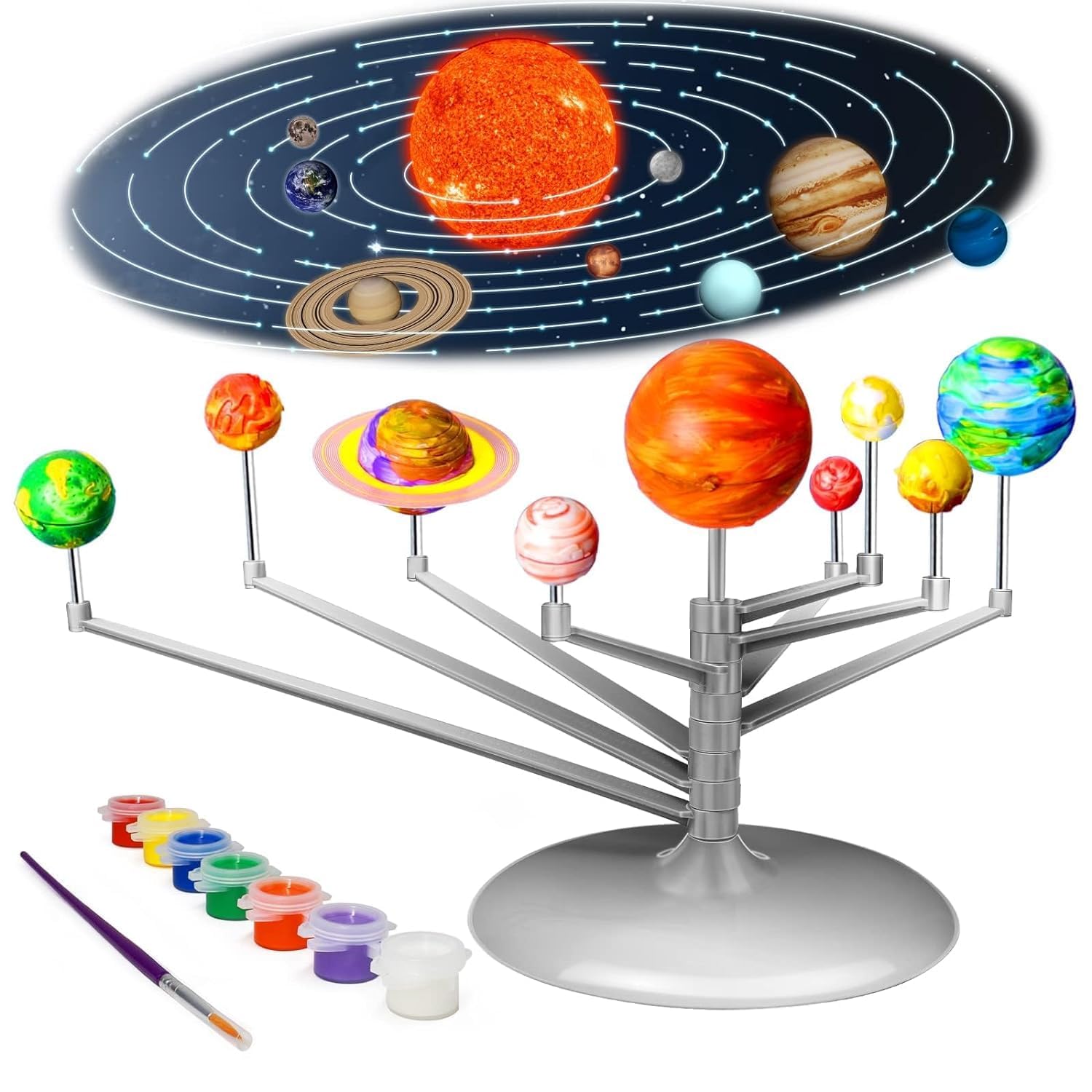 TOYSCAPE My Working Solar System | DIY Kit for Building a Solar System Model for Kids 5+