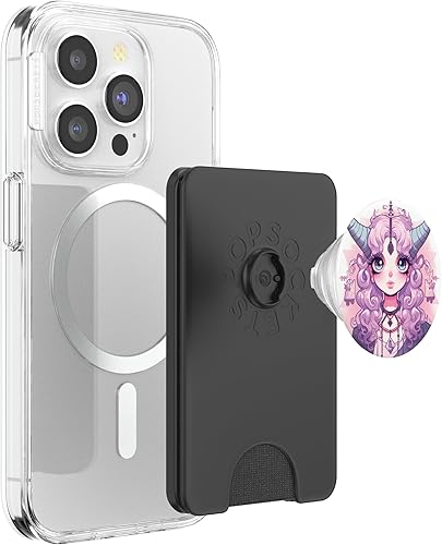 Miniatura 9 de PopSockets estéticos de anime Kawaii Girl Baphomet PopGrip intercambiables