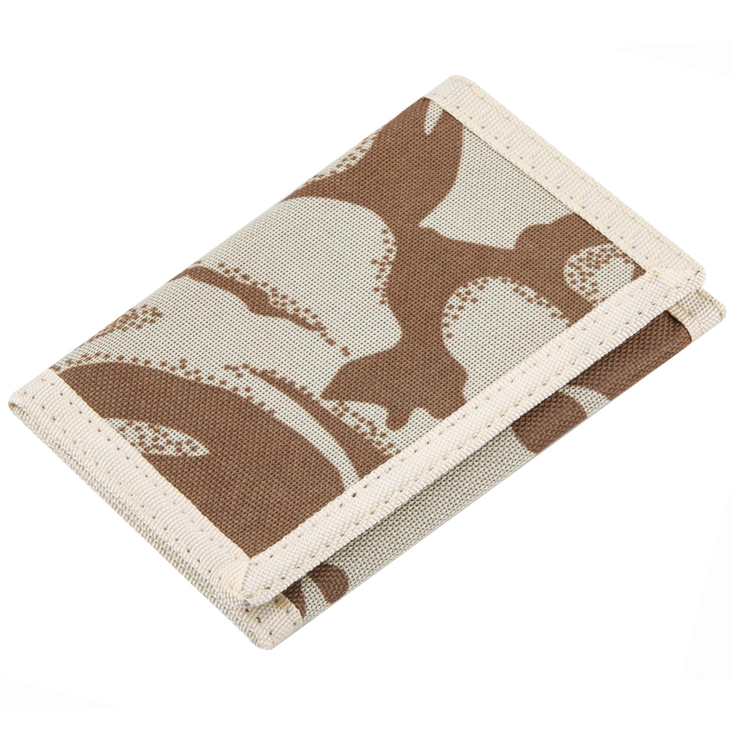 Kids Wallet for Boys Girls Teens Trifold, Canvas Toddler Wallet for Boys, Cute Zipper Wallets Youth with Coin Pocket Card Holders, Novelty Wallets for Childrens Birthday Gifts (Camo Khaki)