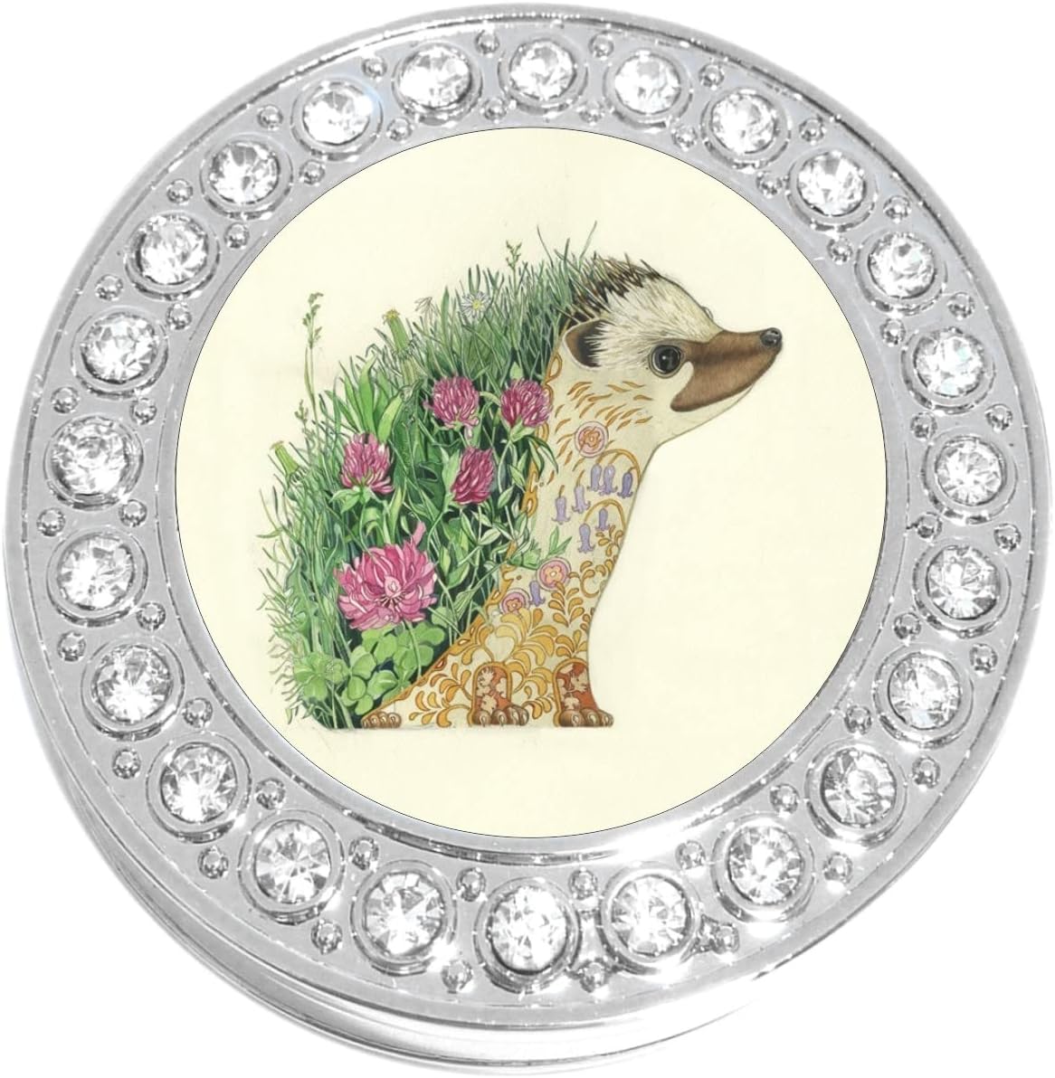 NewCharms Hedgehog Purse Hanger with Bling - Keeps Your Bag Off The Floor and Folds to Fit in Your Handbag
