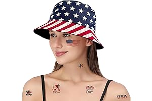 Celebrate with Style: Patriotic Flag Bucket Hats for Independence Days