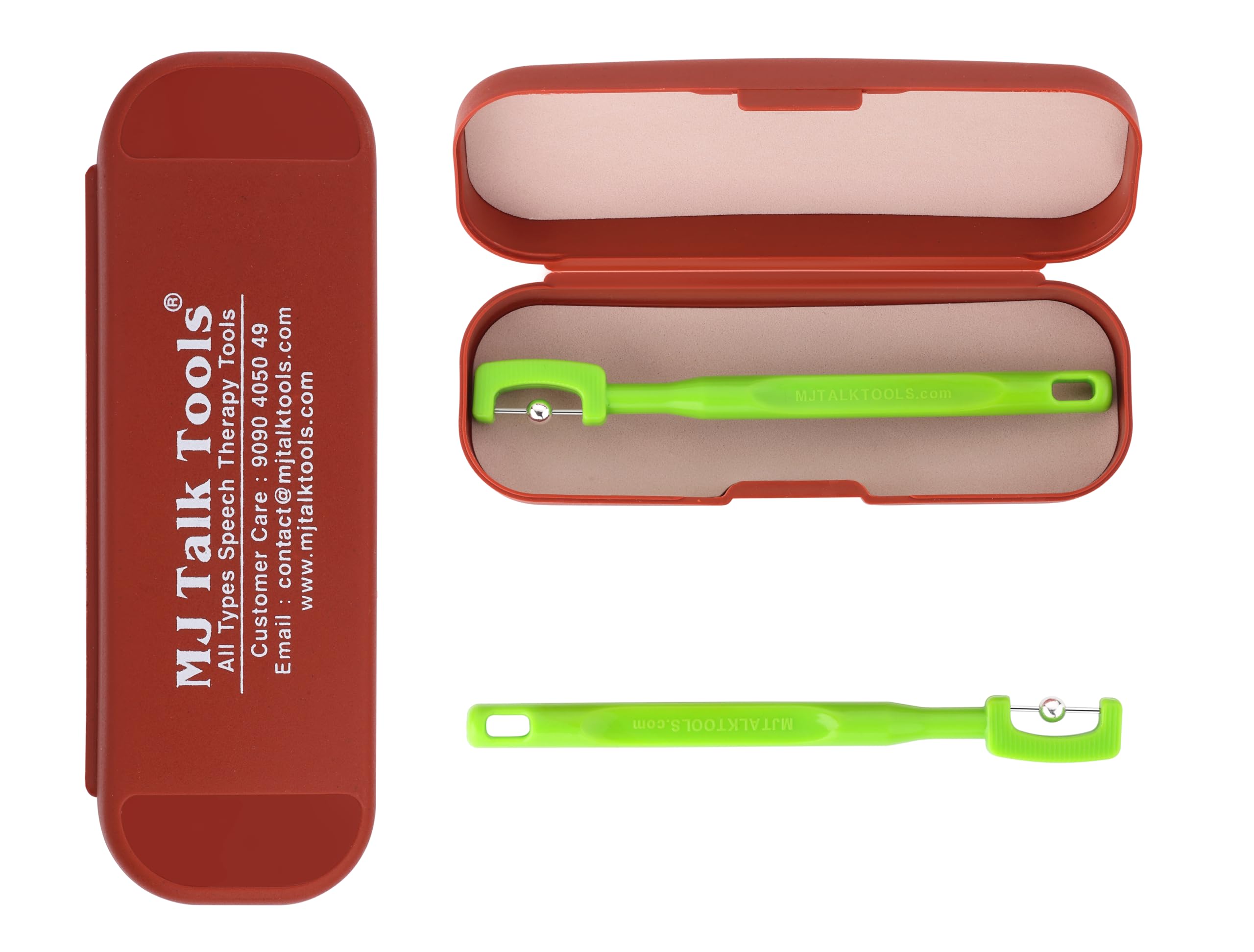 MJ Talk Tools Tongue Tip Exerciser, Tongue Exerciser for Clear Speech, Oral Muscle Strength Tongue Training Tool, Tongue Tip Lateralization Lifting, Oral Muscle Exerciser pack-1(TT-LR Green)-image-32