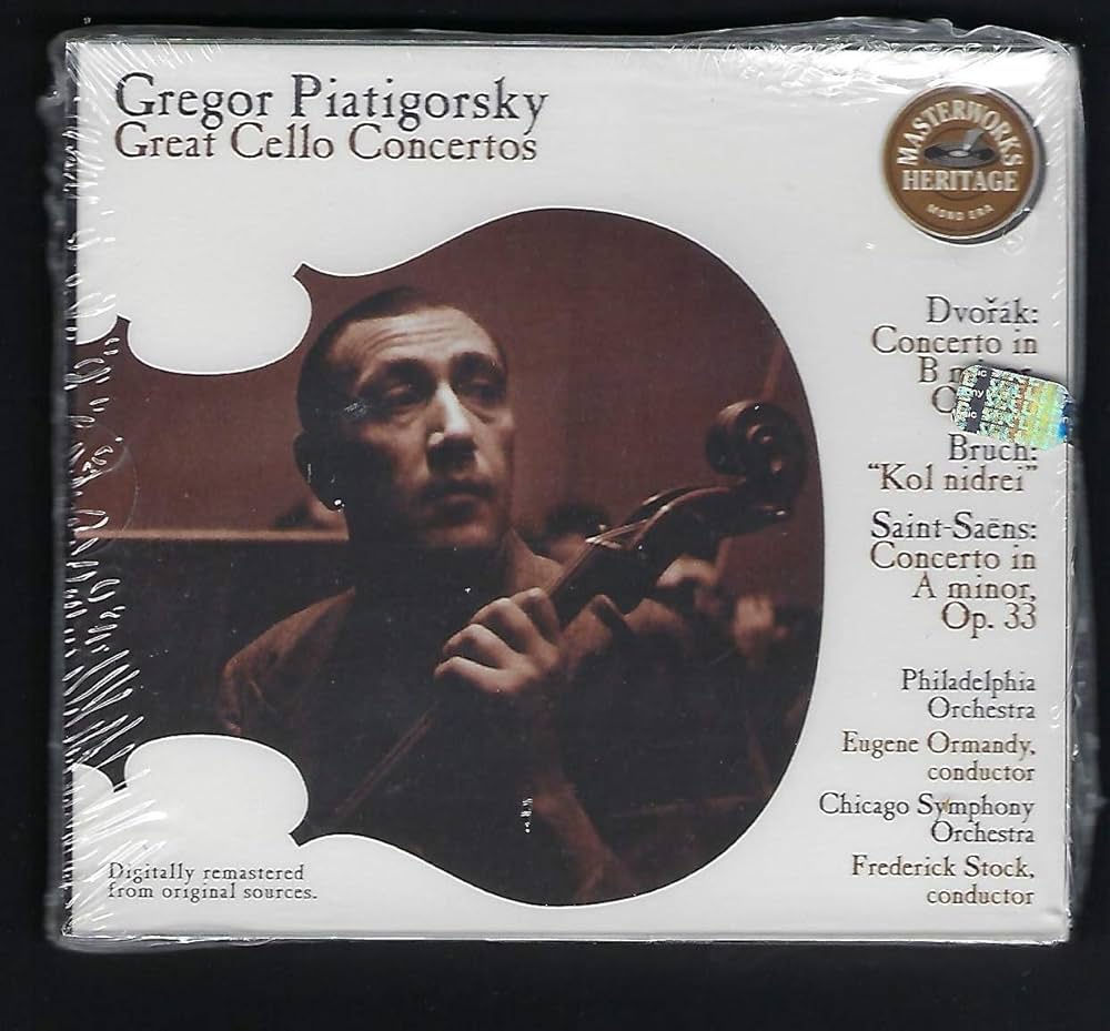 米LP Gregor Piatigorsky, Charles Mu Antonin Dvo?ak Cello Concerto LSC2490 RCA, Classic Records /00260 Grego Piatigorsky, Bruch, Max, Dvorak, Antonin, Saint-Saens