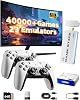 Consola Retro de Juegos Stick Pro Actualizada 2027, Stick de Videojuegos con HDMI 4K y 23 Emuladores Integrados, Consola Plug and Play para TV con más de 40000 Juegos y 2 Controles Inalámbricos (Blanco) 6 de junio de 2026 1
