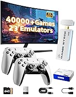 Vista 1 de 2025 Upgraded Retro Gaming Console Stick, Classic Video Games Stick with 4K HDMI, 20000+ Games, Built-in 23 Emulators, Plug & Play TV Video Gaming
