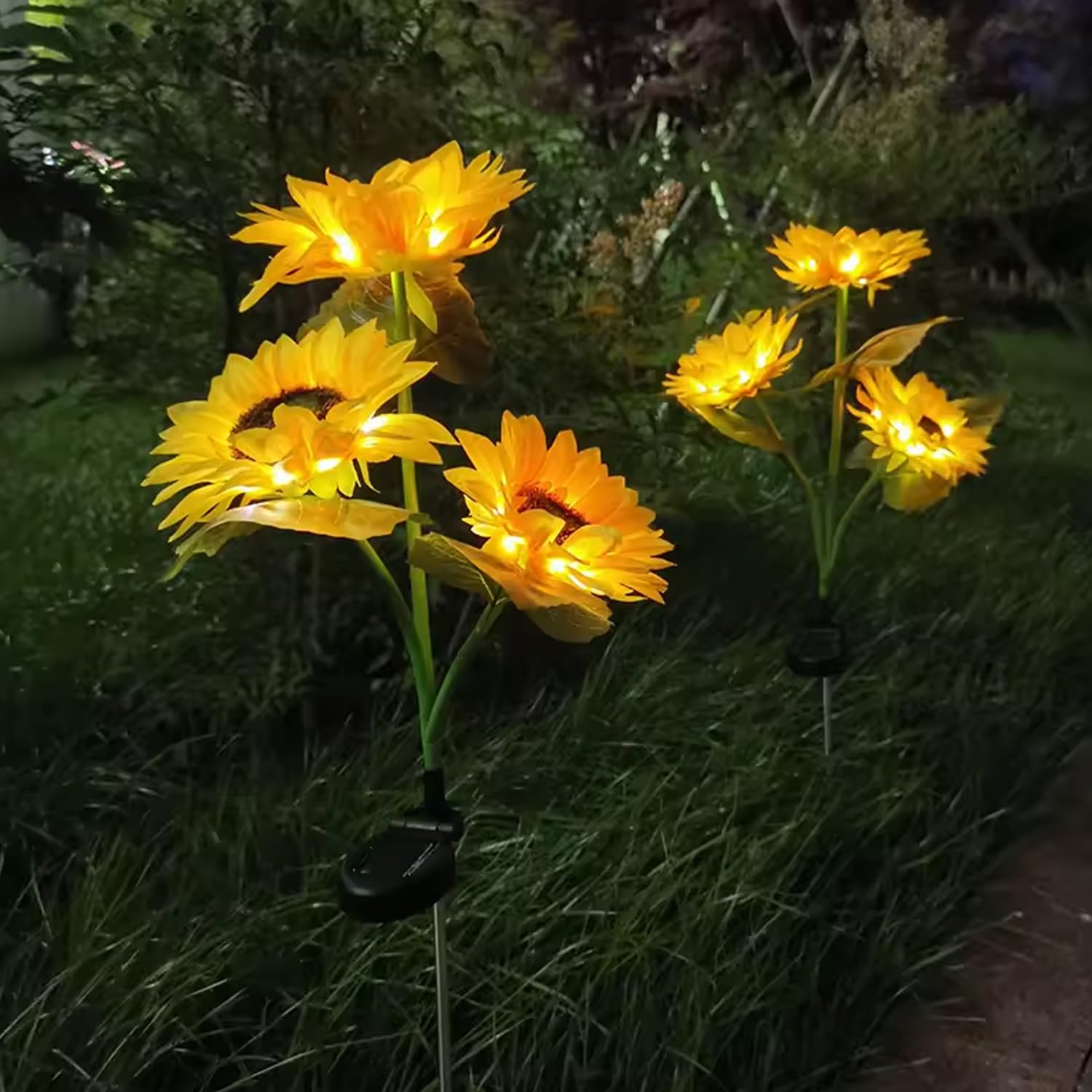 GIGAWATTS GW-918 30 LED 3 Sunflower Solar Light 600mAh Battery BIS Approved with 2V Panel IP65 Waterproof Outdoor Stake Lamp for Garden Pathway Decor (1Pc, Warm White) (B0CTQJDQ4B) Amazon Price History, Amazon Price Tracker