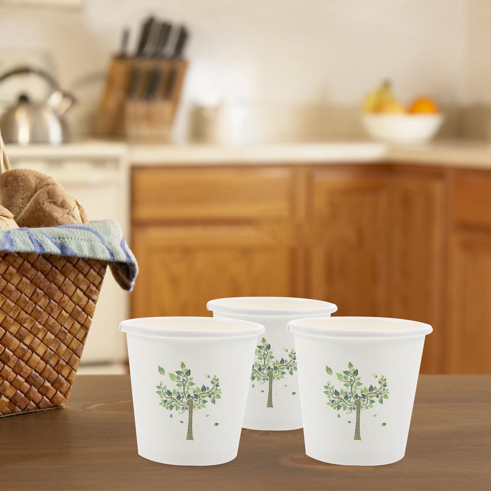 LABRIMP Vasos de Papel 500 Pcs 3 Oz 60ml para Fiestas Desechables y Seguros para Bebidas Simples y Eventos Sociales