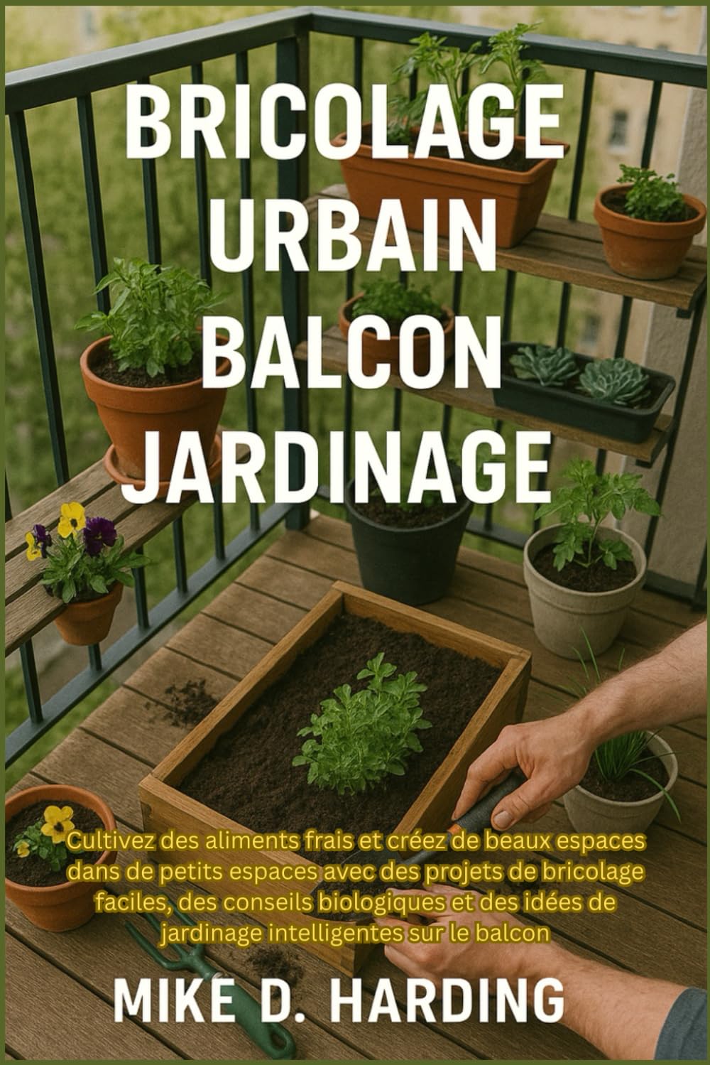 BRICOLAGE URBAIN BALCON JARDINAGE: Cultivez des aliments frais et créez de beaux espaces dans de petits espaces avec des projets de bricolage faciles, ... de jardinage intelligentes sur le balcon