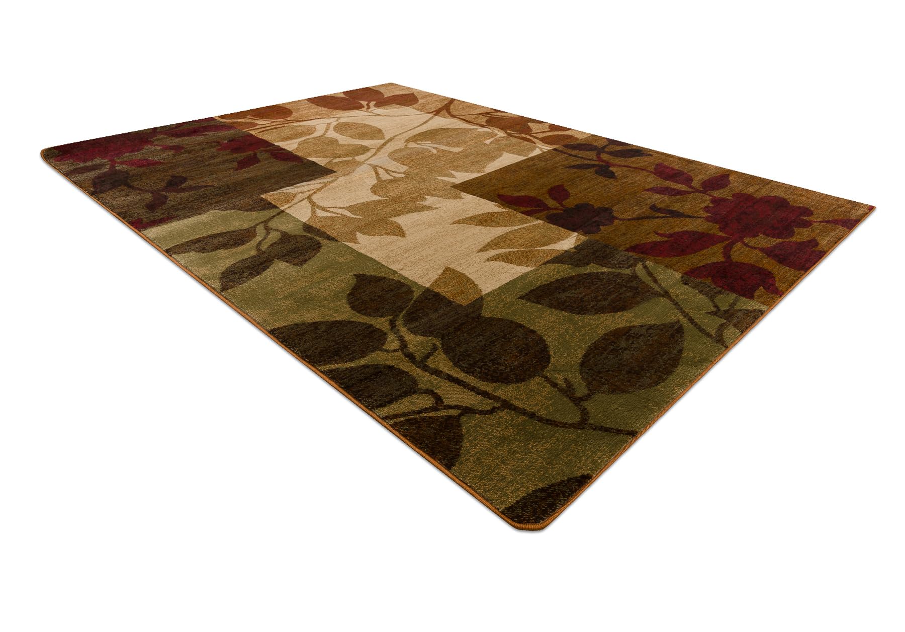 rugsx Tapis Classique Royal - Tapis Doux pour Salon, Chambre et Couloir, Beige/Vert 100x200 cm