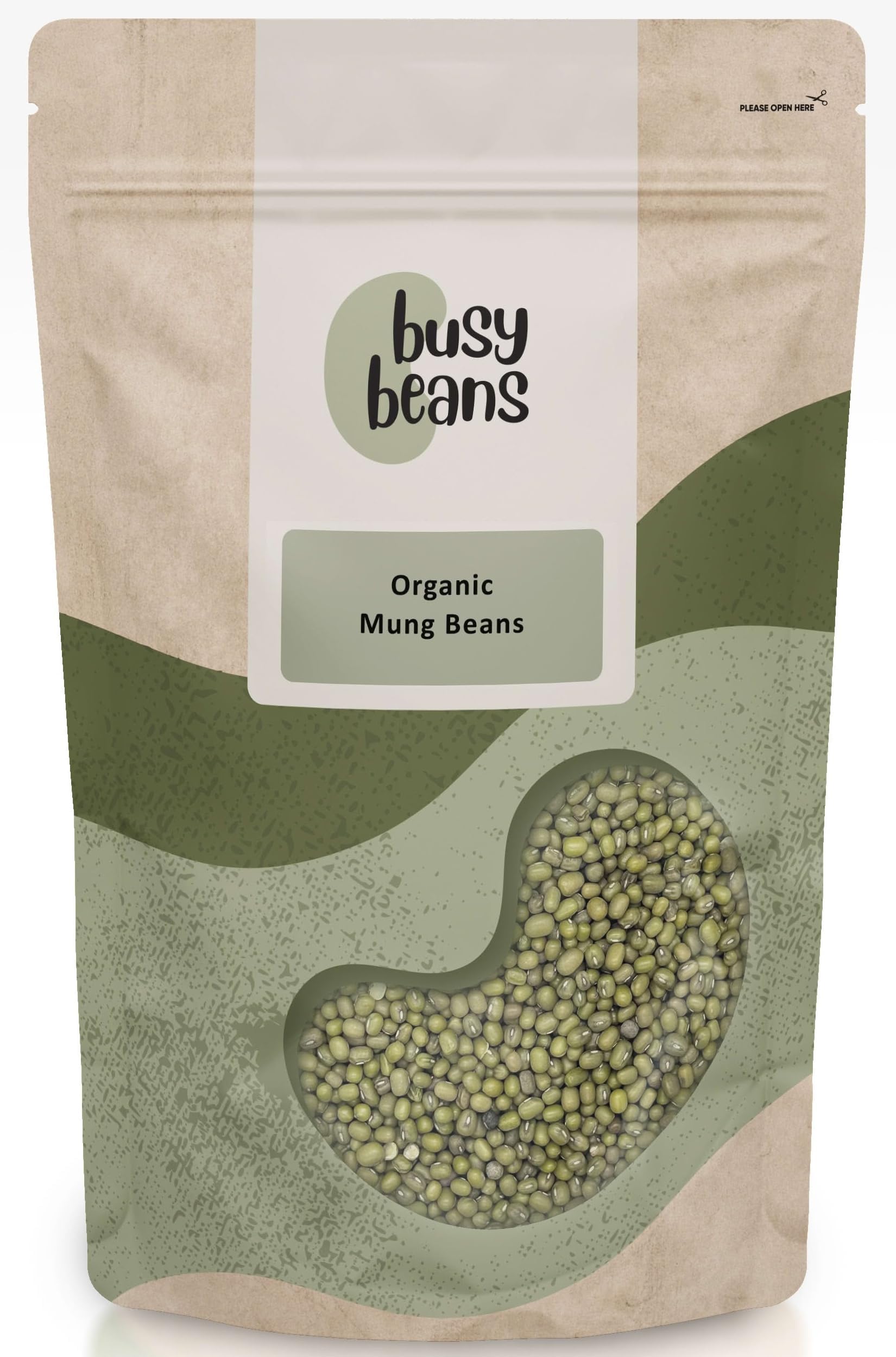 Organic Mung Beans - Certified Organic - by Busy Beans Organic (5kg)