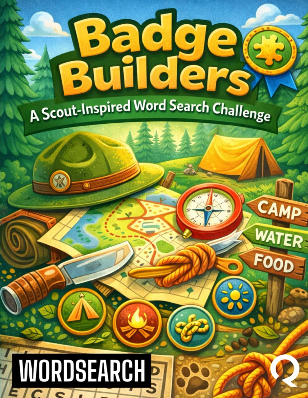 Badge Builders: A Scout-Inspired Word Search Challenge