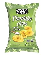 Vista 13 de SAMAI Pacific Sea Salt Plátano Chips de 1.2 onzas (paquete de 36) – Sin gluten, totalmente natural, sin OMG y Kosher