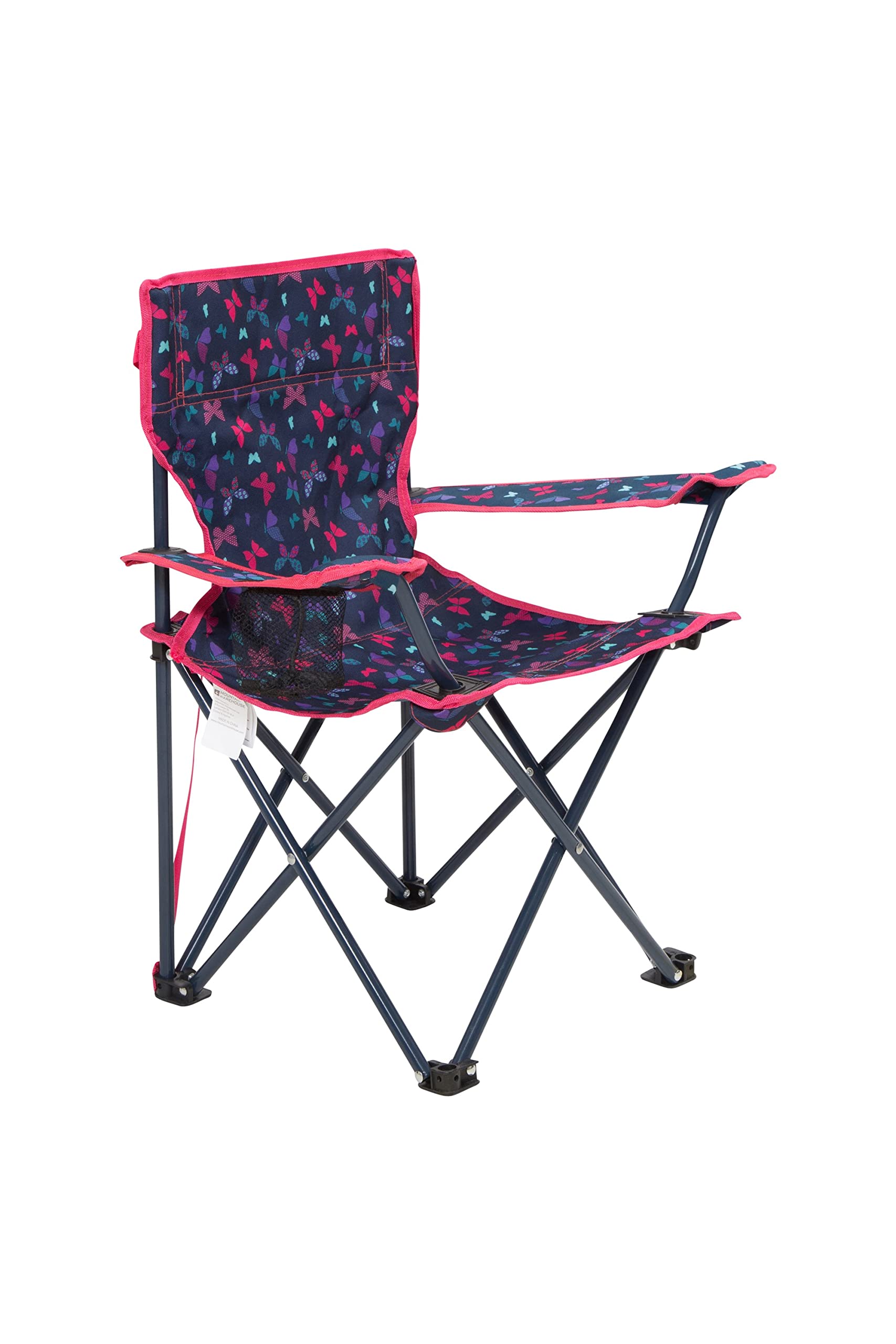 Mountain Warehouse Patterned Mini Folding Chair - Lightweight & Durable Camping Seat, 50kg/110lb max - Outdoors, Picnic, Garden & Hiking Purple โ image 1