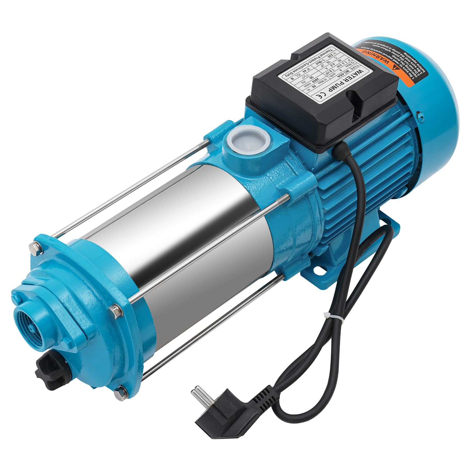 Bomba centrífuga, bomba de jardín, de riego, bomba de agua eléctrica, para la conducción de agua a largas distancias en tierras agrícolas, riego por aspersión de grandes superficies en jardines, etc