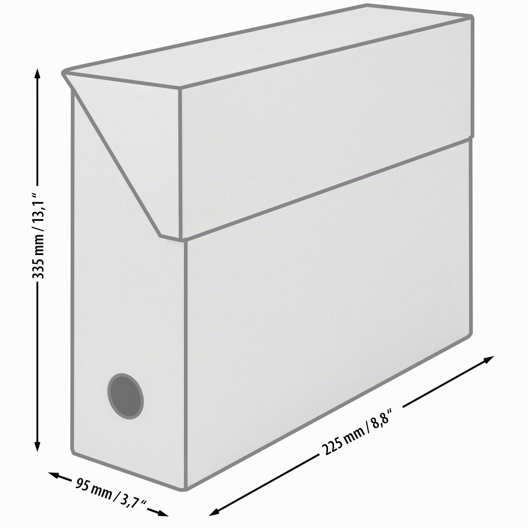 Rössler - S.O.H.O. Scatola archivio A4 33,5 x 25,5 x 9,5 cm Powder