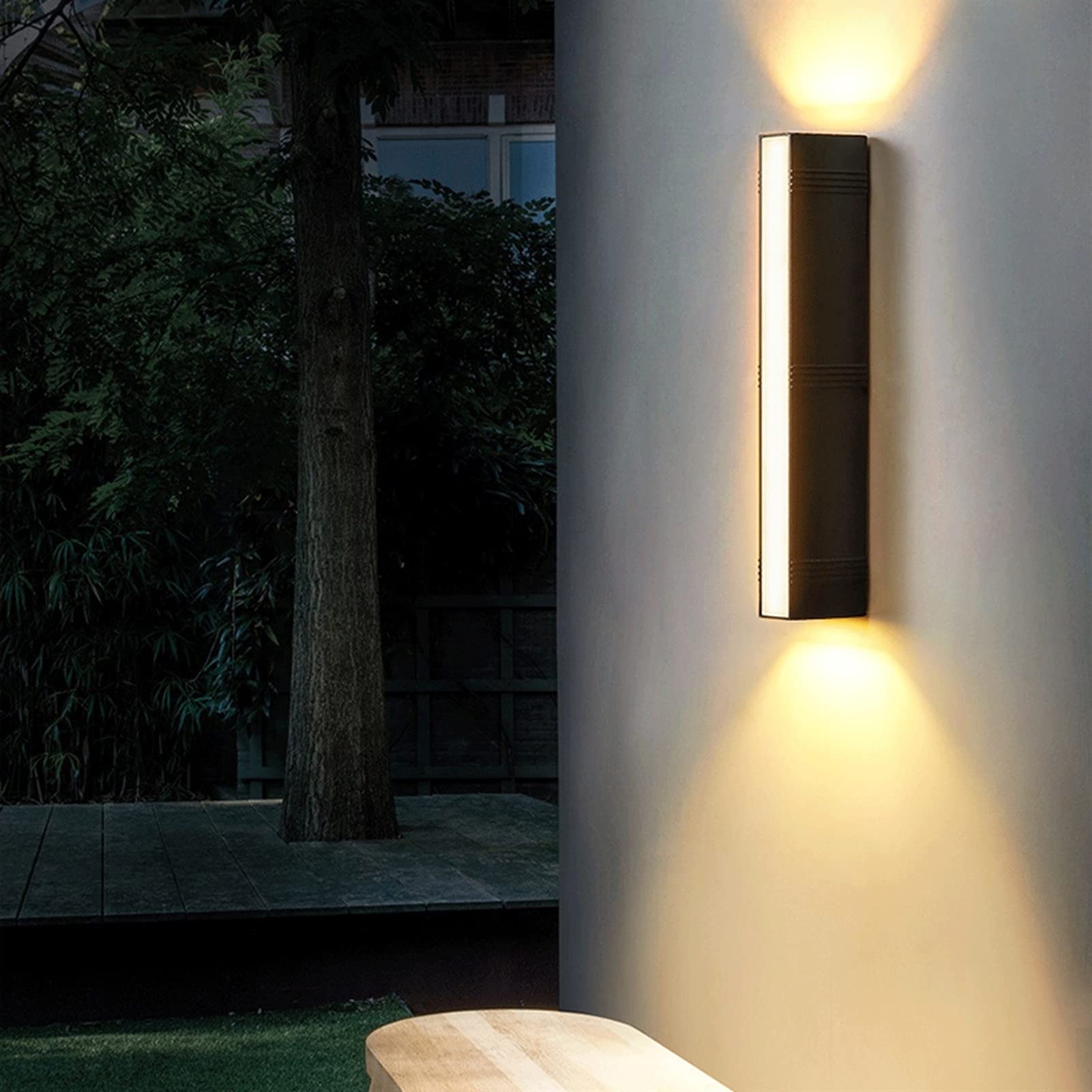 lampa ścienna Nowoczesna LED Akrylowa Ścianie Oświetlenie 15W Ciepłe 2700K W górę Down Wall Lampy do Sypialni Corridor Schody Łazienka Oświetlenie Oświetlenie wewnętrzne Nie ściemnialny Room Room Deco