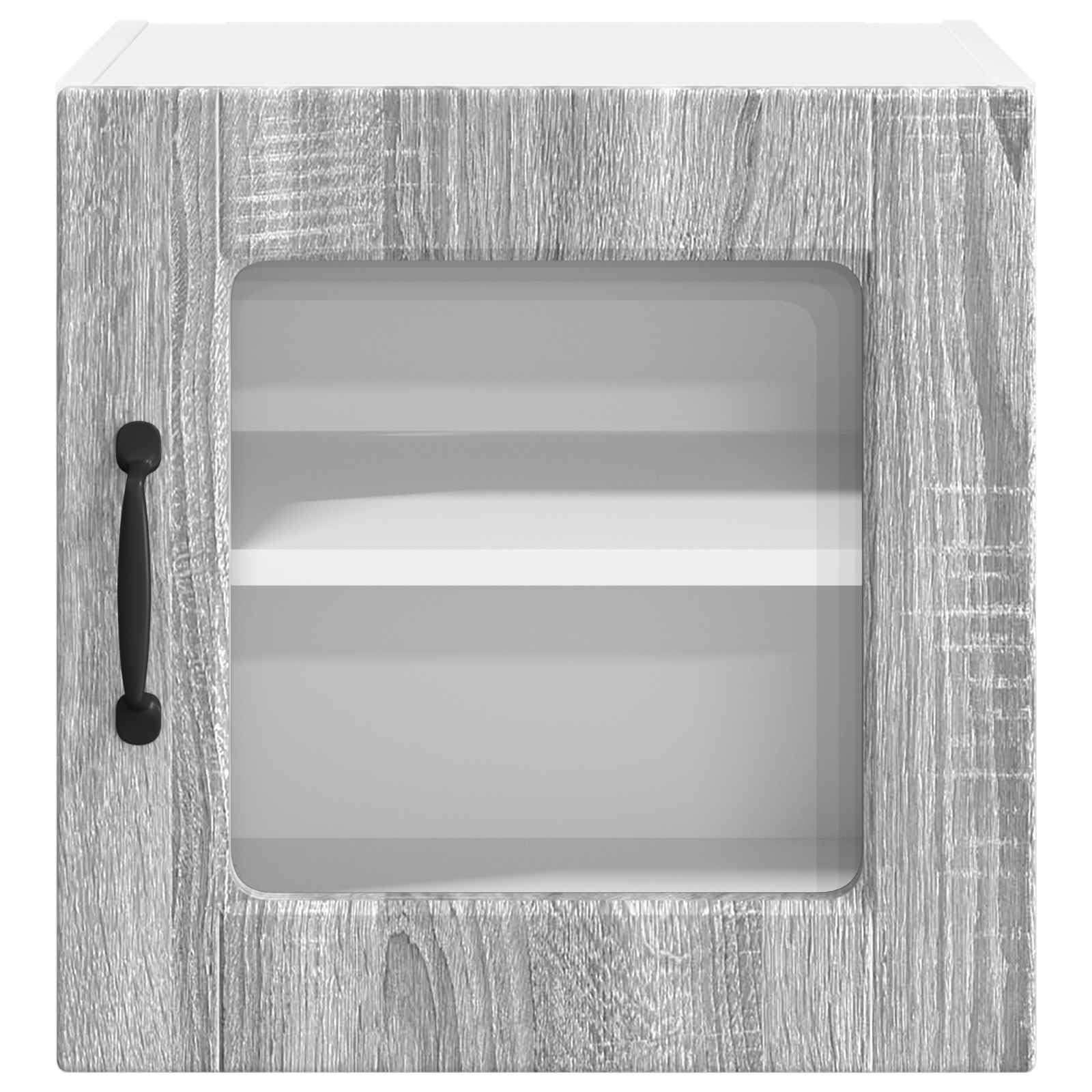 Grauer Küchenschrank Sonoma 40 x 31 x 40 cm aus Holzwerkstoff mit viel Küchenstauraum und praktischem Küchenzubehör für eine Moderne Einrichtung