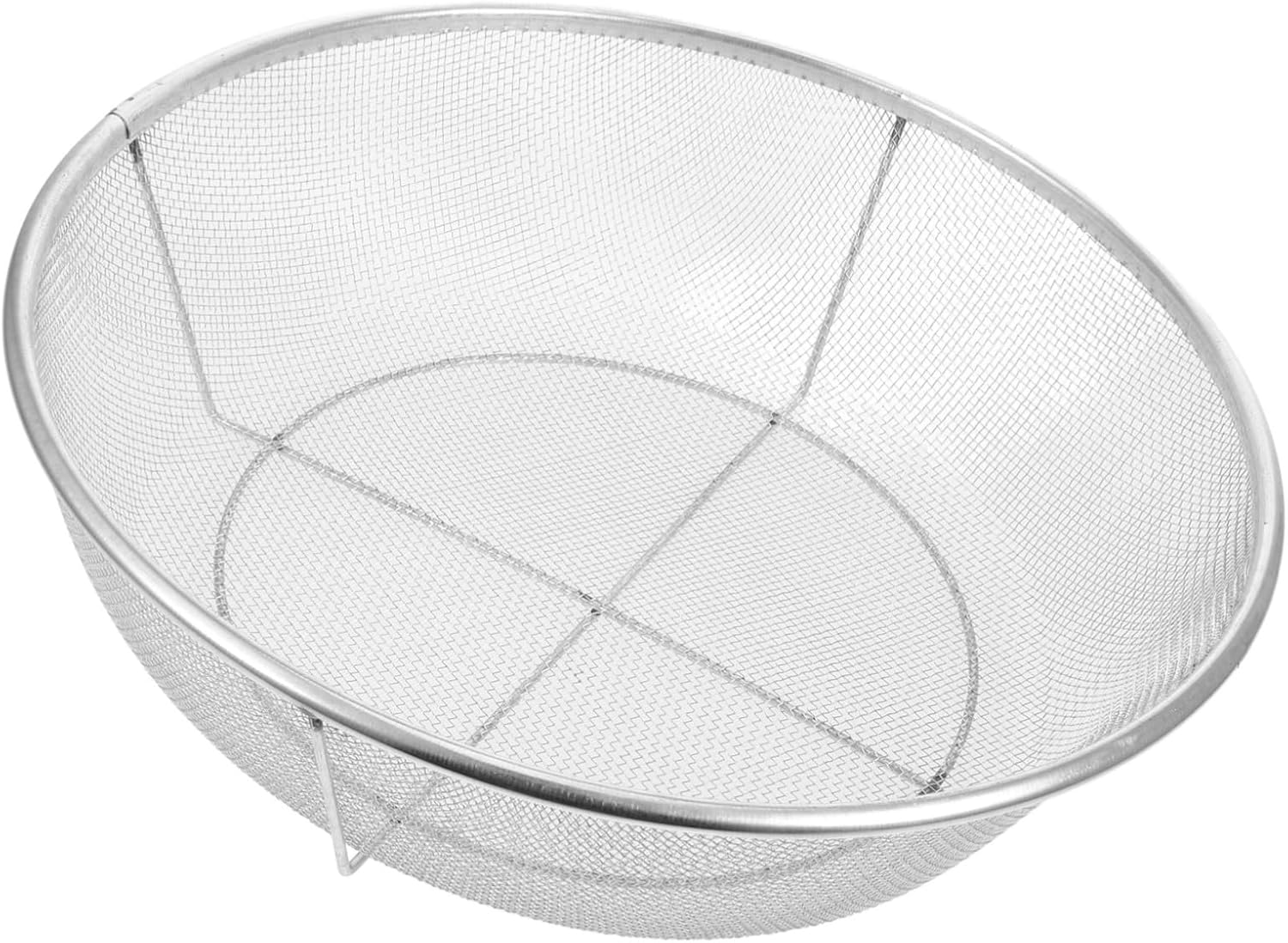 Fine Mesh Soil Sifter for Gardening Heavy Duty Dirt Sieve Handles Rock and Sand Filtering Tool for Garden Soil Compost and Yard Use