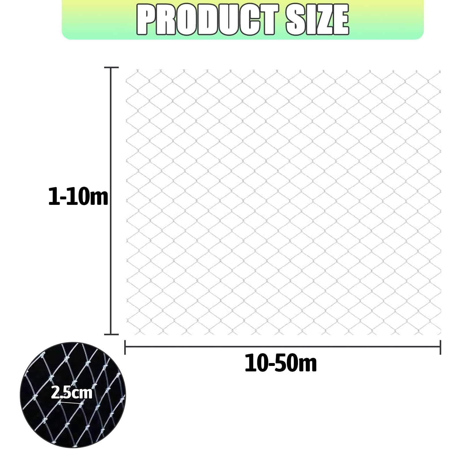 Filets Anti Oiseaux Mailles De Nylon,Filets De Protection Contre LéGumes,Filets De Protection Jardin,Protection ComplèTe,pour éTangs,RéSistant Oiseaux