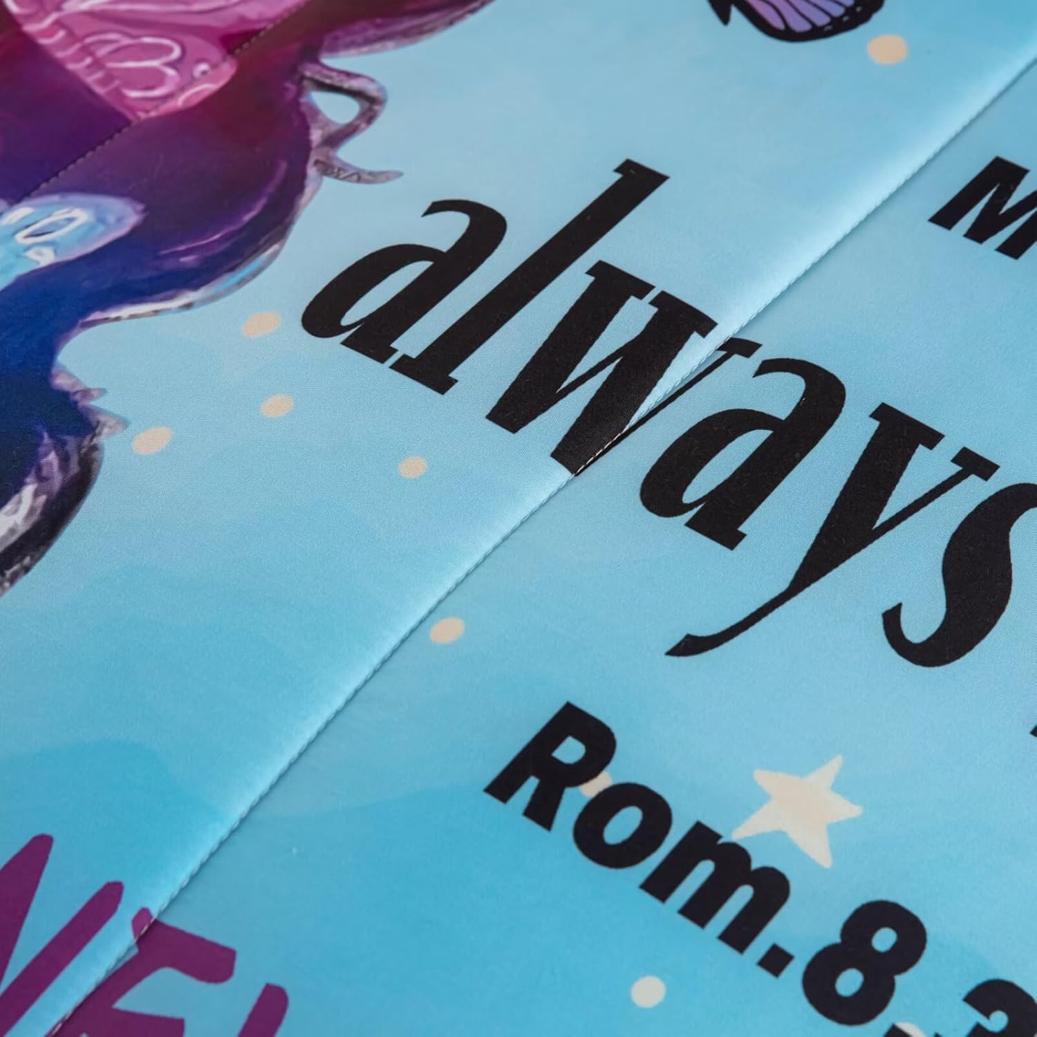 Black Girl Magic Comforter Set - Twin Size, African American Girl Inspirational Quotes Comforter Set with 2 Pillowcases - Image 7