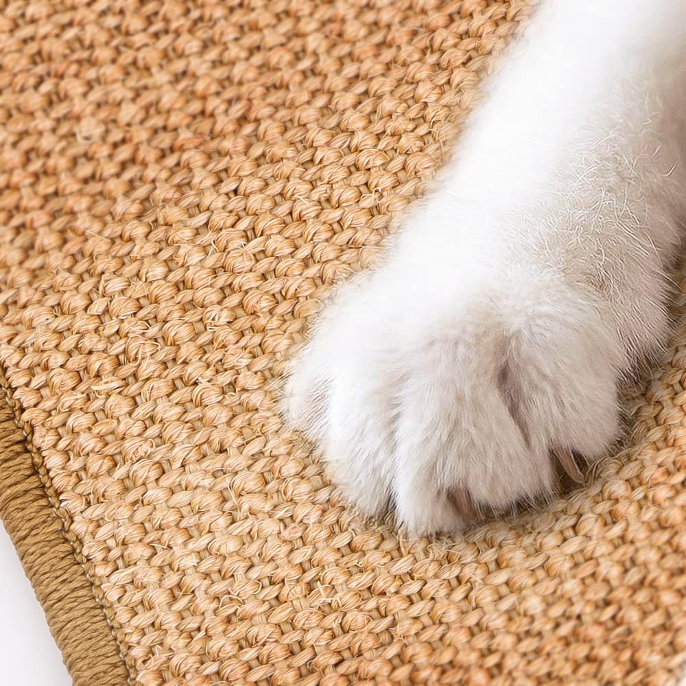Kratzmatte Für Katzen Aus Natürlichem Sisal – 30x40 Cm, Rutschfest & Möbelschützend | Ideal Für Wohnungskatzen