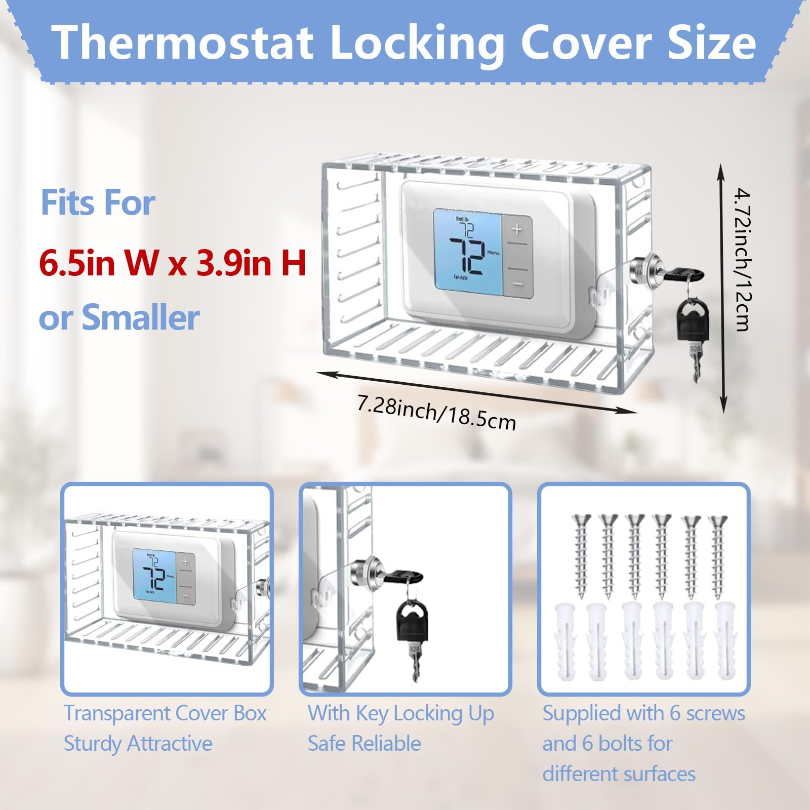 Thermostat Lock Box With Key Thermostat Lock Box Large Thermostat Cover