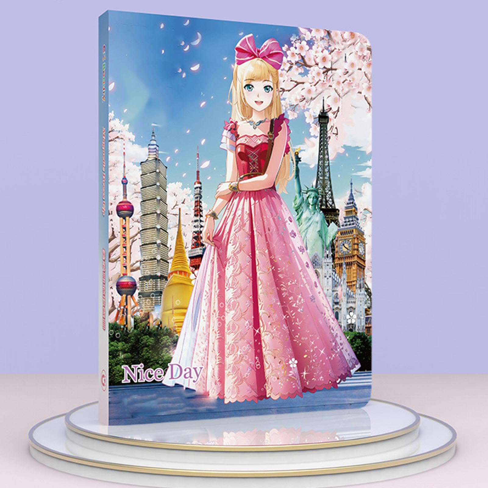 Livre d'activités d'habillage, Puzzle de poupées magnétiques créatives à Habiller, Livre d'activités d'habillage de Princesse, Livre d'habillage de Design de Mode réutilisable pour Ensemble