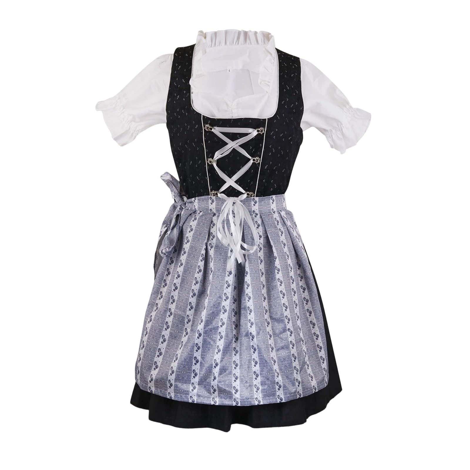 Dirndl Für Damen Diendl Kaufen Midi Schürze Spitze Trachten Outfit Lang Samt Drindl Dirndlkleid Dir Dl Grosse Grössen Oktoberfest Langes Mini Komplettset Trachtenkleid Modern