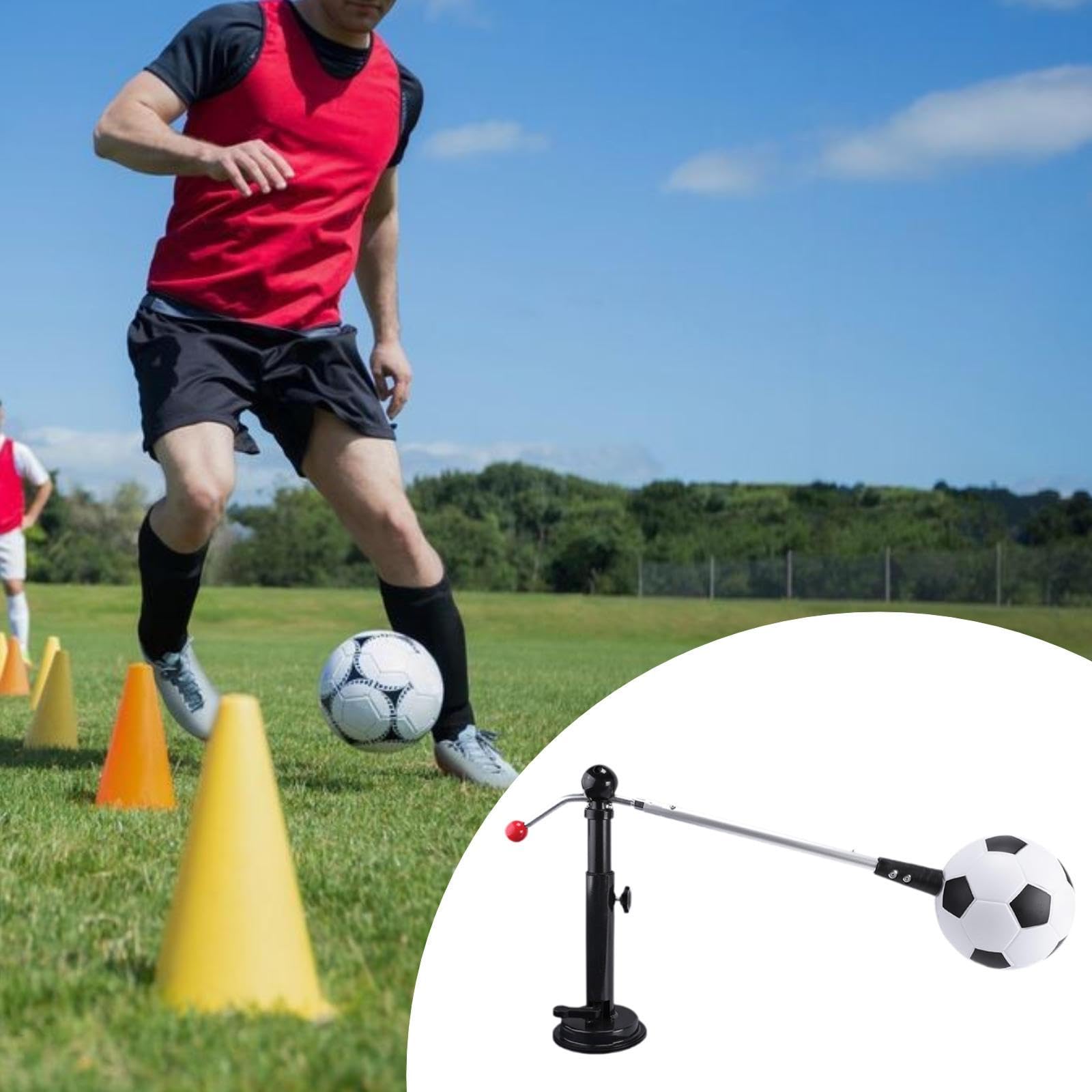 Entrenamiento de Control del Balón de Fútbol. Soporte para Balón de Fútbol para Desarrollar Habilidades en Interiores Y Exteriores.
