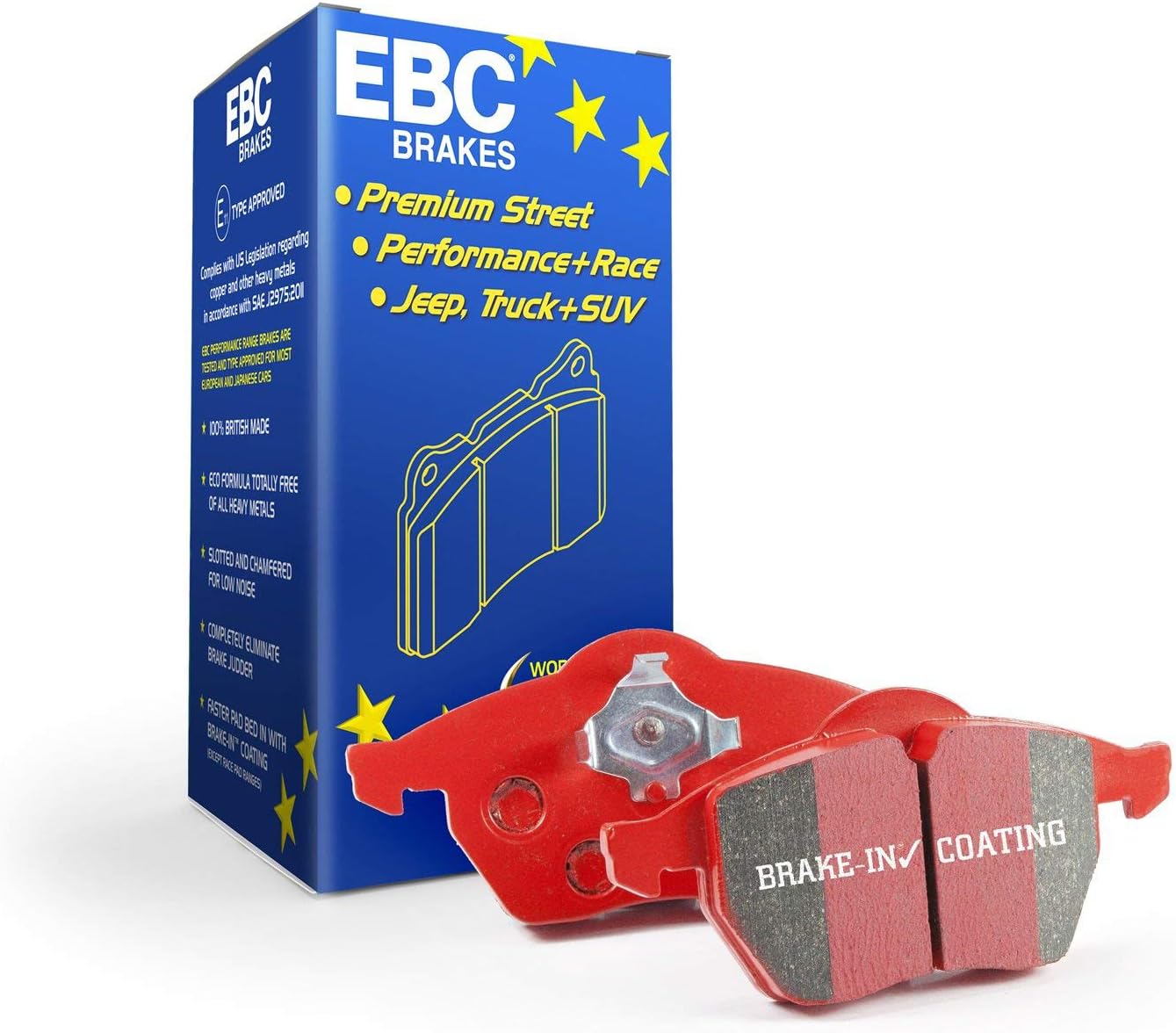 EBC Brakes Redstuff 3000 Series Sport Brake Pad Set DP31676C to Fit FORD,LINCOLN,MERCURY