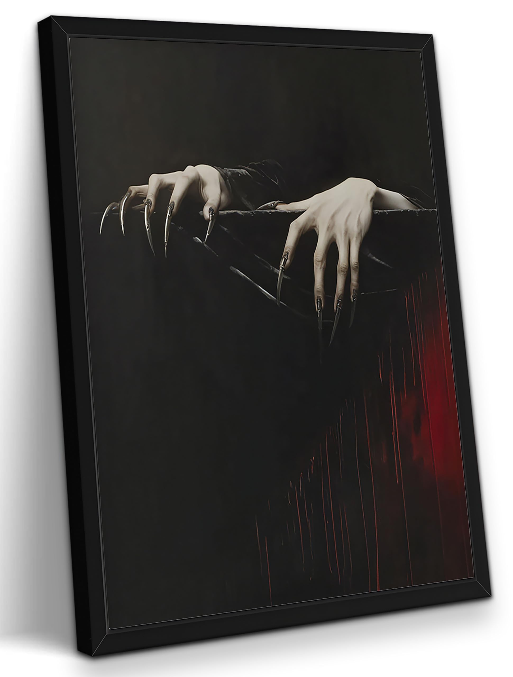 URGE DRACULA GLAMOROUS HANDGEL lynch 葉月 Amazon.com: Framed Gothic Clawed Hands Dracula Vampire Canvas Wall