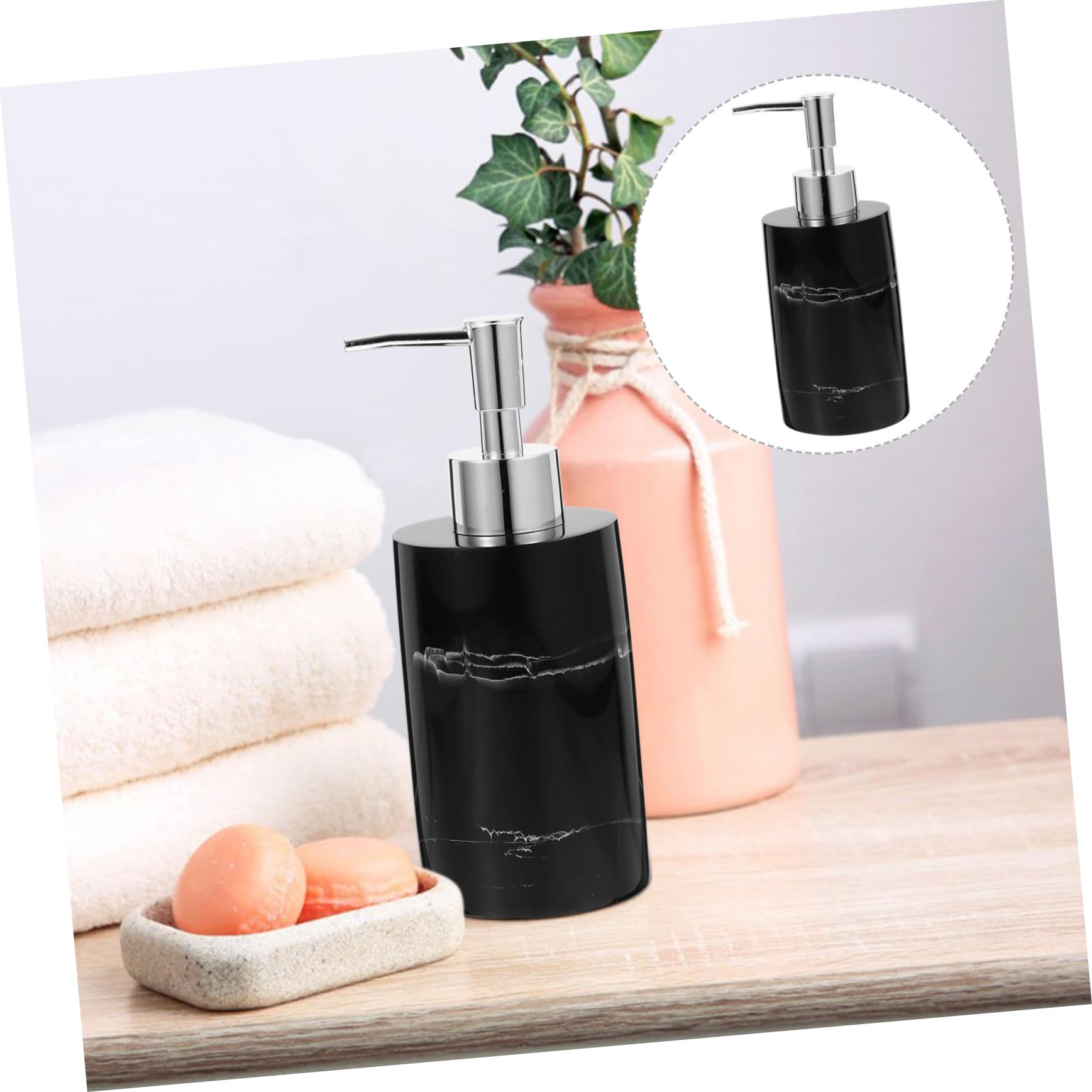 Garneck 4 Dispenser Di Sapone Liquido Con Motivo Marmorizzato Dispenser Di Sapone Liquido Ricaricabile Accessorio Da Bagno Per Cucina E Bagno