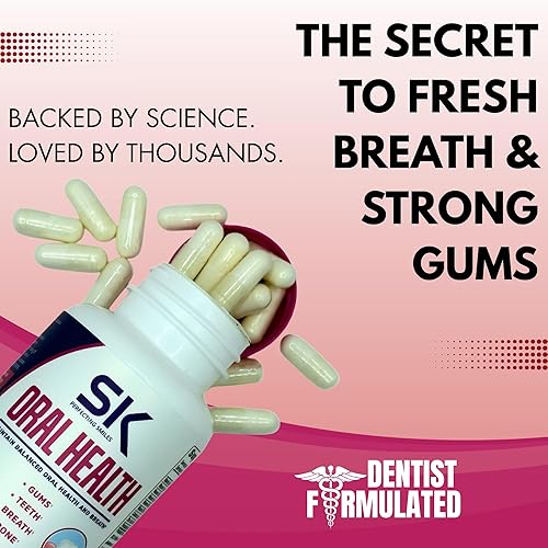 Miniatura 5 de Suplemento diario premium para el bienestar de las encías, aliento fresco y fuerza dental - Vitaminas, minerales y mezcla botánica - 60 unidades
